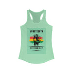 Juneteenth Tank Top Women Light Green-Tier 1