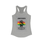 Juneteenth Tank Top Women Gray-Tier 1