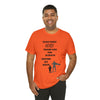 Unisex Jersey Short Sleeve Tee orange- First Hero-Tier 1