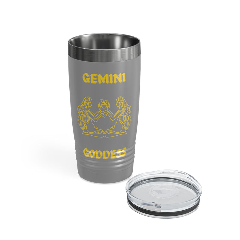 Sip in Style with the Gemini Goddess Ringneck Tumbler! ♊🌟 20oz of Pure Elegance.