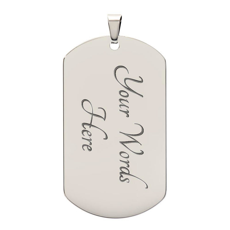 Get Inspired with The To My Amazing Son Dog Tag Necklace Chain.