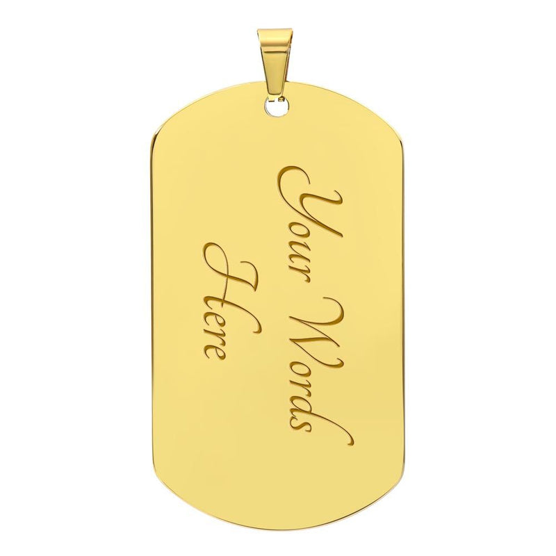 Get Inspired with The To My Amazing Son Dog Tag Necklace Chain.