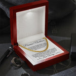 You Complete Me; Promise Necklace Cuban Link Chain