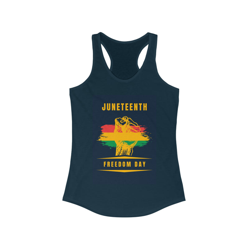 Juneteenth Tank Top Women Dark Blue-Tier 1